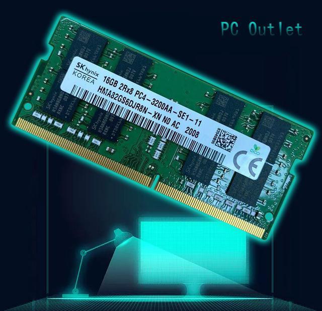 SK Hynix 16GB HMA82GS6DJR8N-XN 16G DDR4 3200 SODIMM 2Rx8 PC4-3200AA-SE1-11  For Laptop Memory 