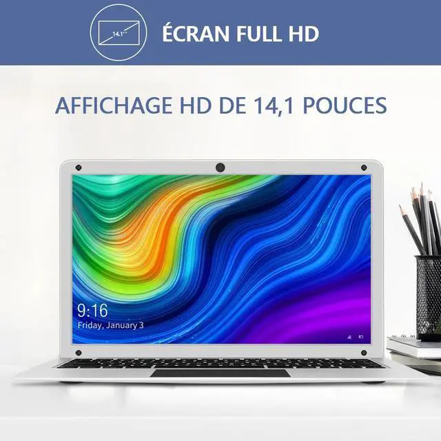 Alt view image 4 of 6 - Laptop 14 inch Windows 10 Netbook,4 GB RAM, 64 GB ROM,Support 256GB TF card and 1TB SSD Expansion,Laptops equipped with Laptop Bag, Mouse, Mouse Pad & Headphone