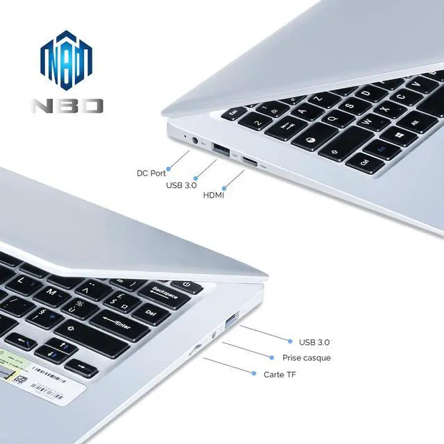 Alt view image 5 of 6 - Laptop 14 inch Windows 10 Netbook,4 GB RAM, 64 GB ROM,Support 256GB TF card and 1TB SSD Expansion,Laptops equipped with Laptop Bag, Mouse, Mouse Pad & Headphone