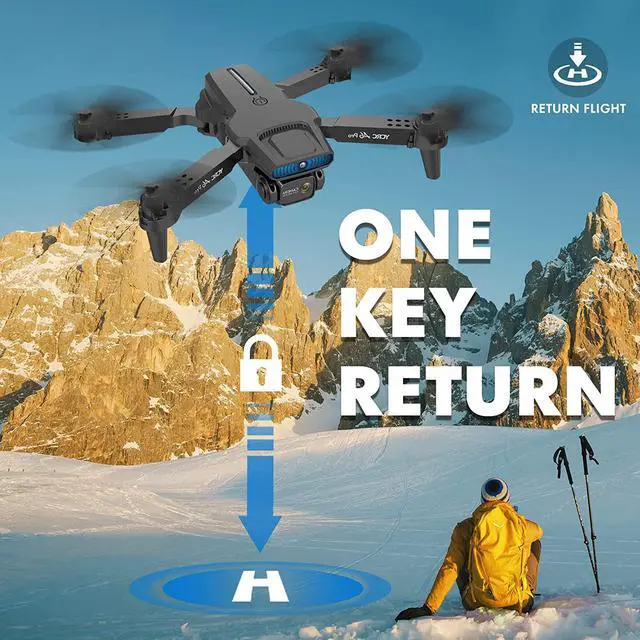 Alt view image 4 of 6 - NMY A6 Pro GPS Drone with 2K HD Camera, 2.4G WiFi FPV Live Transmission, 40mins Flight Time with 2 Batteries, RC Drone with Motor, Multiple Flight Modes, Suitable for Beginners