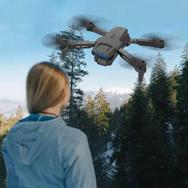Alt view image 6 of 6 - NMY A6 Pro GPS Drone with 2K HD Camera, 2.4G WiFi FPV Live Transmission, 40mins Flight Time with 2 Batteries, RC Drone with Motor, Multiple Flight Modes, Suitable for Beginners