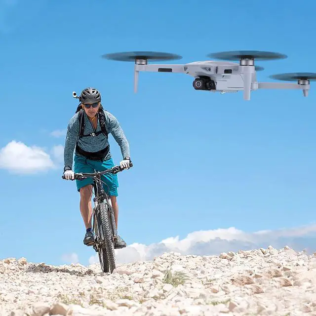 Alt view image 3 of 7 - Foldable GPS Drone with 4K Dual Camera, Brushless Motor, 40 Mins Flight Time, 3900ft 5G FPV Transmission, Auto Return, Smart Flight Modes for Adults Beginners