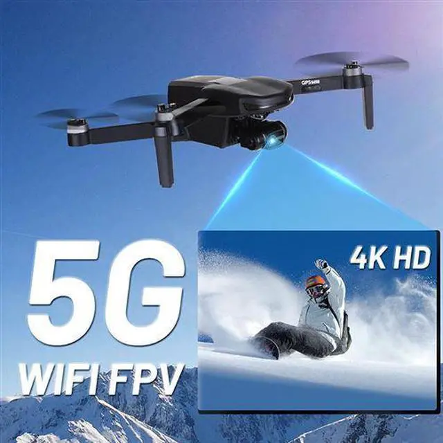 Alt view image 2 of 5 - L800 PRO 2 Foldable GPS Drone with 4K Camera, 3-Axis Gimbal, 5G WiFi FPV, 50 Mins Flight Time (2 Batteries), 3280ft Control Range, Auto Return, Follow Me for Adults Beginners