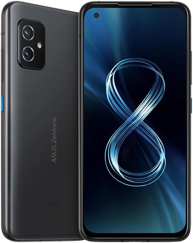Main image of ASUS ZenFone 8 (ZS590KS) 8/128 (GSM ONLY NO CDMA) unlocked | 8 GB/128 GB | Obsidian Black