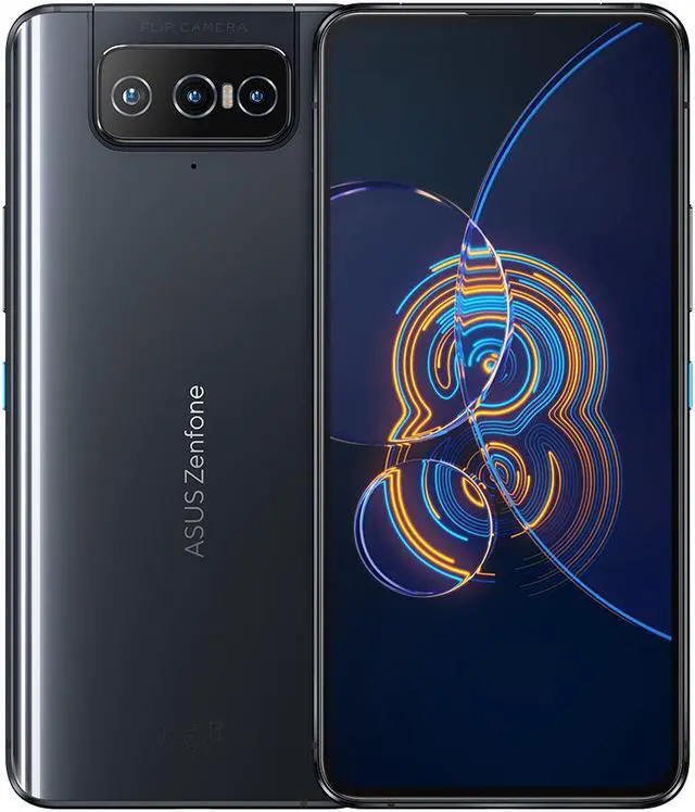 Alt view image 3 of 14 - ASUS ZenFone 8 Flip (ZS672KS) 8/128 (GSM ONLY NO CDMA) Unlocked | 8GB/128 GB | Galactic Black