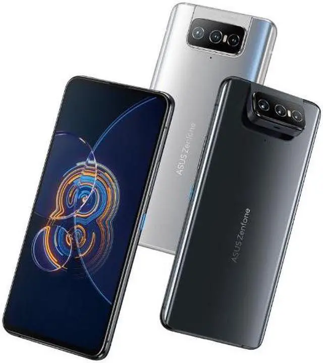 Alt view image 4 of 14 - ASUS ZenFone 8 Flip (ZS672KS) 8/128 (GSM ONLY NO CDMA) Unlocked | 8GB/128 GB | Galactic Black