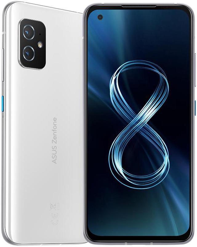 ASUS ZenFone 8 (ZS590KS) 16/256 (GSM ONLY NO CDMA) unlocked | 16 GB/256 GB  | Moonlight White