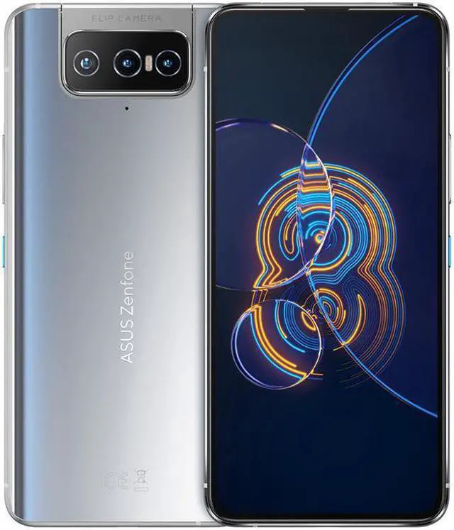 Alt view image 2 of 6 - ASUS ZenFone 8 Flip (ZS672KS) 8/256 (GSM ONLY NO CDMA) Unlocked | 8GB / 256GB | Glacier Silver