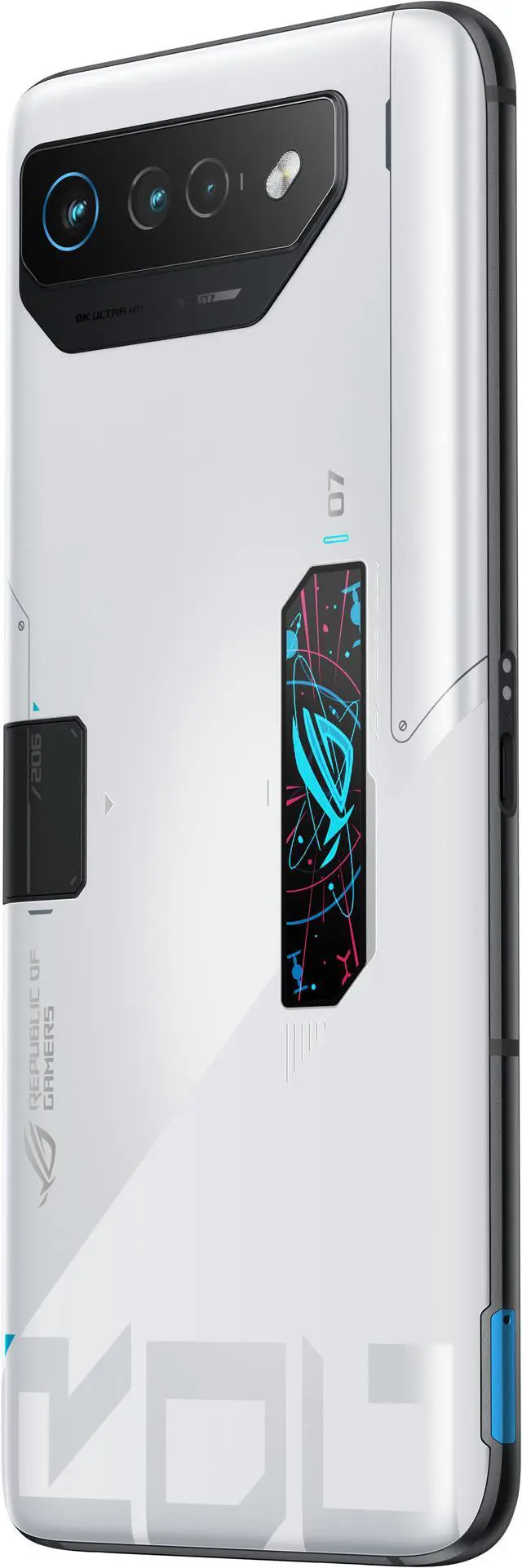 Alt view image 4 of 7 - ASUS ROG Phone 7 Ultimate (GSM ONLY NO CDMA) unlocked including cooler fan | 16 GB/512 GB | Storm White