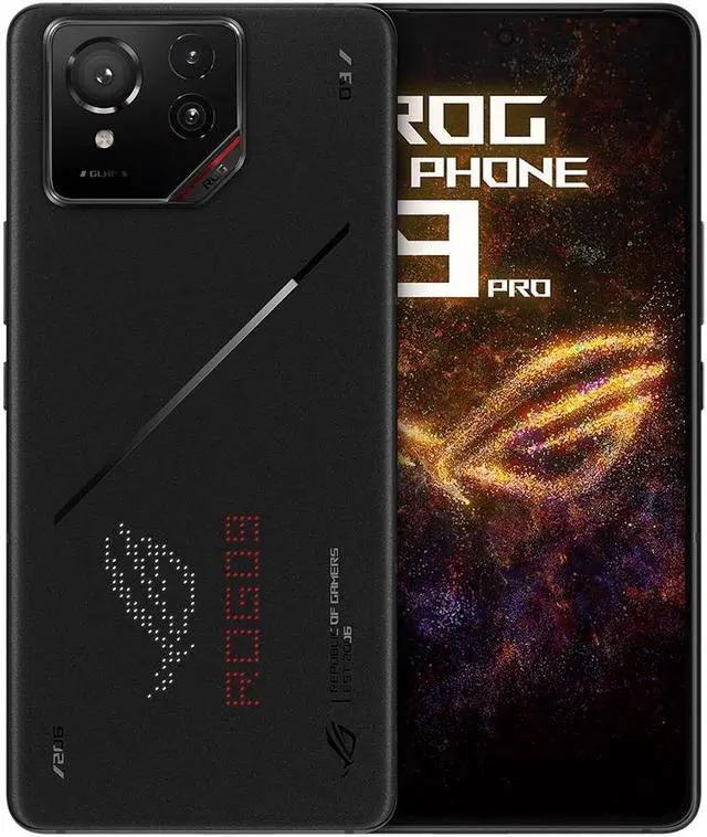 Main image of ASUS ROG Phone 9 Pro 16G/512G  (GSM ONLY NO CDMA) unlocked international version  No Warranty | 16 GB/512 GB | Black
