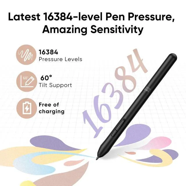 Alt view image 2 of 7 - XPPen Latest Small Deco Drawing Tablet with Pen,16384 Levels Pressure/60°Tilt Support,6x4inch Graphic Tablet Resolution 5080LPI for Phone/Computer, Portablet Drawing Pad for Digital Art/OSU Game