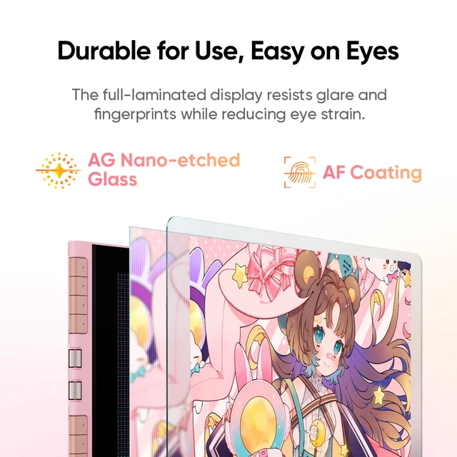 Alt view image 2 of 7 - XPPen Graphic Tablet 12-inch Drawing Tablet 1080P 99%sRGB Screen X4 Smart Chip 16384-Levels Stylus & Tablet Stand & Shortcuts Pro Artist 3rd Pen Display Animation Digital Art,Need Computer