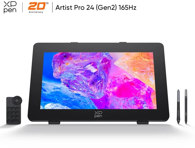 Main image of XPPen Artist Pro Gen2 Graphic Tablet,23.8inch Drawing Tablet with 2.5K Screen,Upgraded 165HZ Super Smooth Drawing Monitor,99% Adobe RGB Display,8192 Level Pen Pressure Digital Art Animation Tablet