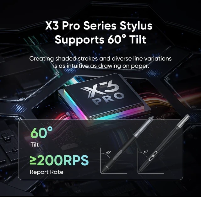 Alt view image 7 of 7 - XPPen 23.8 inchs Artist Pro Gen2 Drawing Tablet with Screen/ 4K Monitor Graphics Tablet/1.07 Billion Colors Calman Verified Display/Two16384 Pen Pressure Stylus