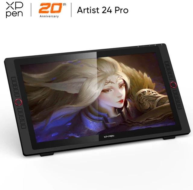 Main image of XPPen 23.8 inch Drawing Tablet,Artist 24 Pro Graphics Tablet with Big Screen,2.5K Resolution/16.7M Color Depther/8192 Level Pen Pressure,Graphic Monitor for Laptops with Two Pens