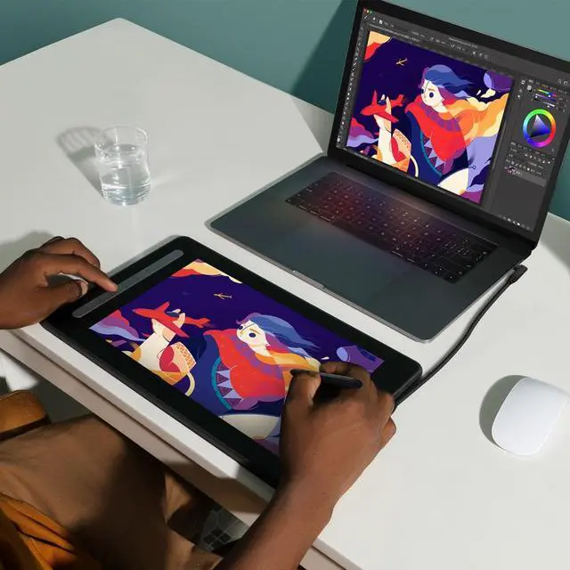 Alt view image 2 of 7 - XPPen Artist 13 2nd Graphic Tablet with Screen 1080P HD Digital Art Drawing Tablets XP Pen Drawing Monitor with Stylus