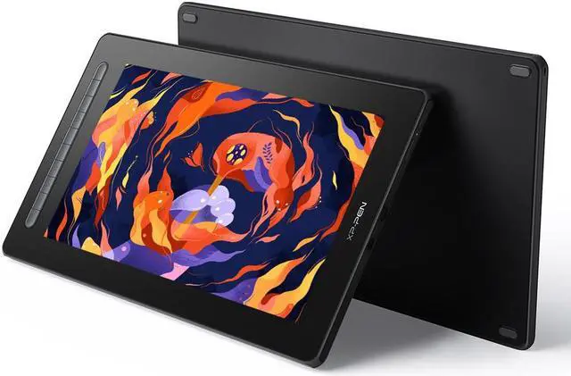 Alt view image 2 of 7 - XPPen 15.4in Graphic Display Artist 16 2nd Drawing Tablet with 1080p Screen for Digital Art Pro Graphic Monitor with Pen Black