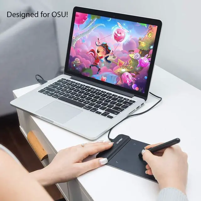 Alt view image 4 of 7 - XPPen MINI Drawing Tablet 4inch Graphic Tablet, 8192-Levels Pen Pressure OUS Pen Tablet for Phone and Computer
