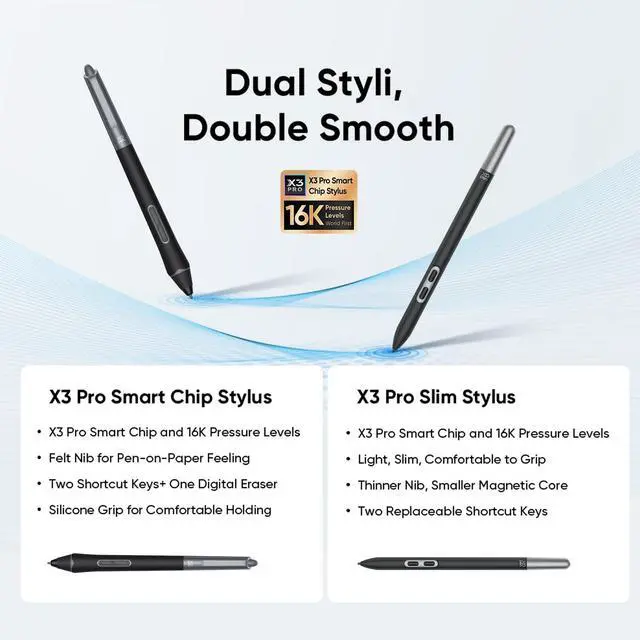 Alt view image 4 of 7 - XPPen Artist Pro 24 (Gen 2) 165Hz 23.8" Drawing Tablet with Screen,2.5K QHD, E < 1 Graphic Tablet with Full Laminated AG Screen, Drawing Monitor with Dual 16384 Pen Pressure Battery-Free Stylus