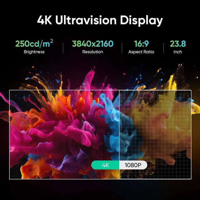 Alt view image 2 of 7 - XPPen Artist Pro 24 Gen2 4K Ultra HD Drawing Tablet with Screen, Dual 16384 Pen Pressure Stylus, Wireless Keydial, 99% Adobe RGB, E<1 Graphic Tablet with Full Laminated AG Pen Display 23.8"