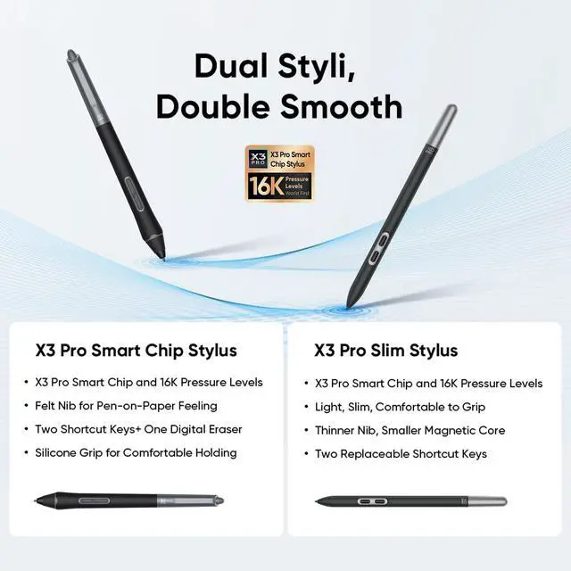 Alt view image 5 of 7 - XPPen Artist Pro 24 Gen2 4K Ultra HD Drawing Tablet with Screen, Dual 16384 Pen Pressure Stylus, Wireless Keydial, 99% Adobe RGB, E<1 Graphic Tablet with Full Laminated AG Pen Display 23.8"