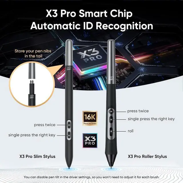 Alt view image 4 of 7 - XPPen 4K UHD Artist Pro 19 Gen2 Drawing Tablet with Screen, 156% sRGB Graphic Tablet with 1.07 Billion Colors Anti-Glare Drawing Monitor with Dual 16384 Pen Pressure Stylus, Mini Keydial, 18.4"