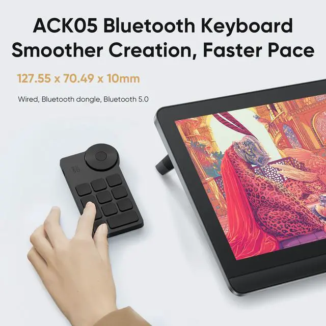 Alt view image 6 of 7 - XPPen 4K UHD Artist Pro 19 Gen2 Drawing Tablet with Screen, 156% sRGB Graphic Tablet with 1.07 Billion Colors Anti-Glare Drawing Monitor with Dual 16384 Pen Pressure Stylus, Mini Keydial, 18.4"