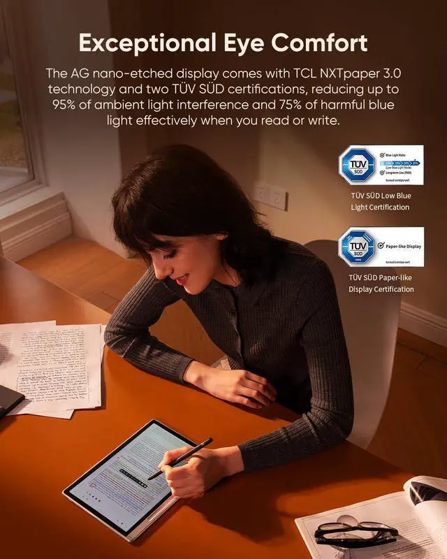 Alt view image 7 of 7 - XPPen Magic Note Pad 10.95" Standalone Drawing Tablet Digital Color Notetaking for Sketching, Drawing & Notes 16K Pressure Sensitivity Tilt Support 90Hz Refresh Rate Anti-Glare Screen Android 14