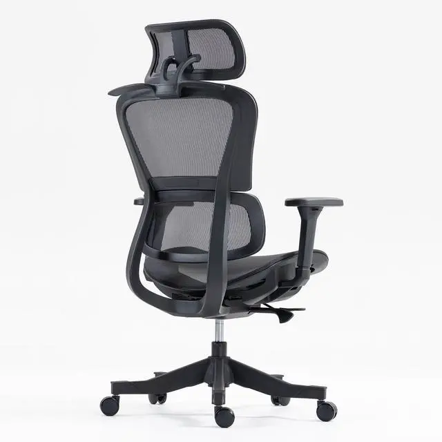 Alt view image 6 of 7 - Fantasylab High Back Mesh Office Chair, Black