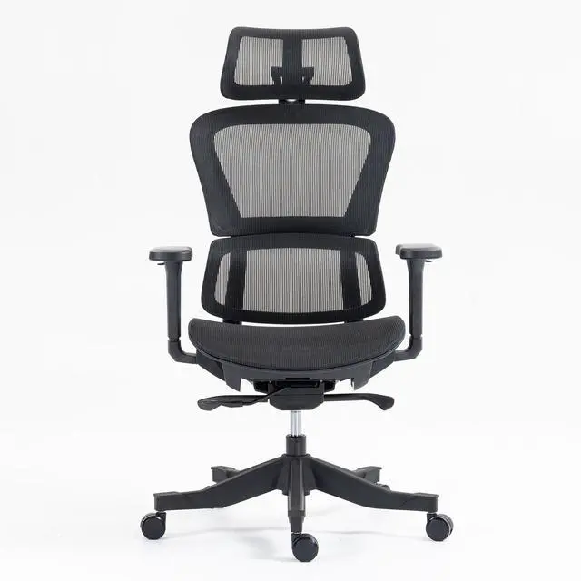Alt view image 2 of 7 - Fantasylab High Back Mesh Office Chair, Black