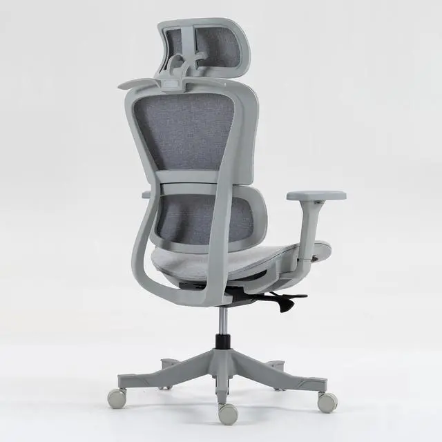 Alt view image 6 of 7 - Fantasylab High Back Mesh Office Chair, Grey