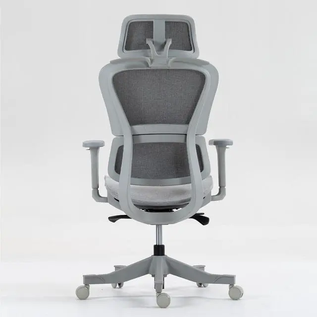 Alt view image 7 of 7 - Fantasylab High Back Mesh Office Chair, Grey