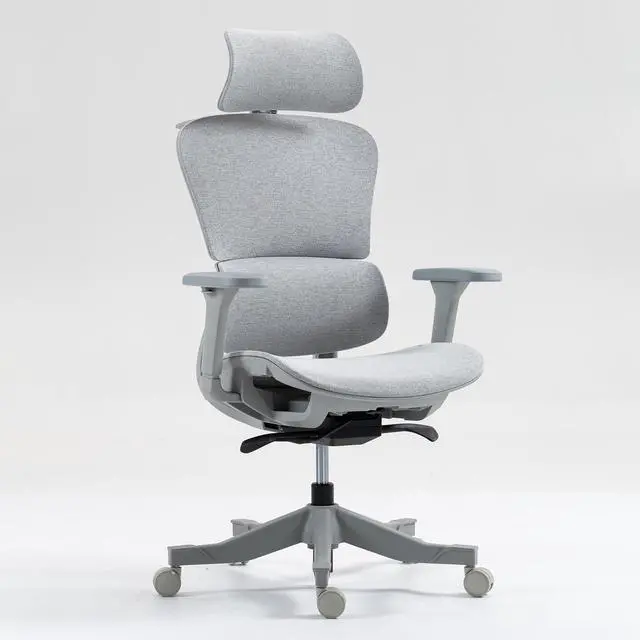 Alt view image 4 of 7 - Fantasylab High Back Mesh Office Chair, Grey