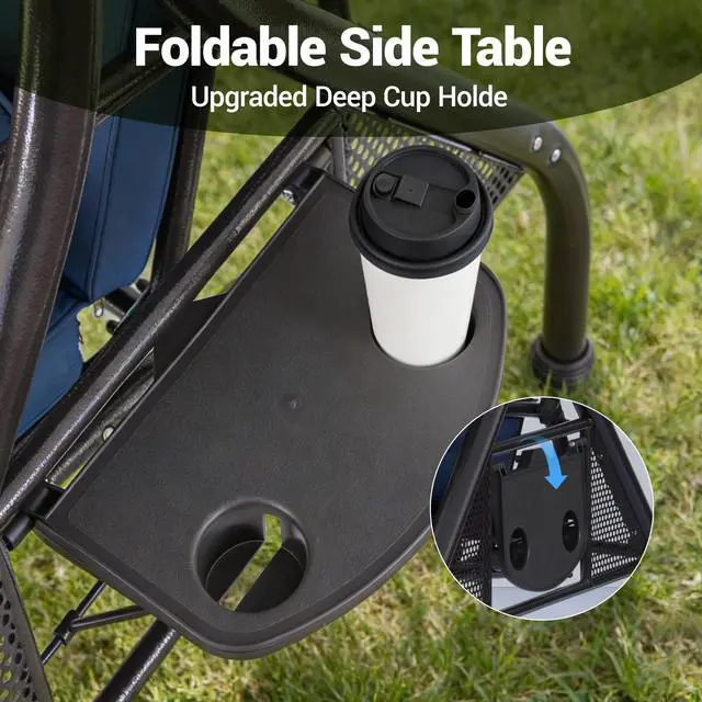 Alt view image 7 of 7 - VANBOW 3-Seat Outdoor Porch Swing with Adjustable Canopy, 2 in 1 Convertible Patio Swing Bed, Patio Glider Swing for Backyard