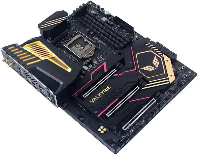 Alt view image 2 of 5 - Biostar Z590 Valkyrie 11th/10th Gen Intel LGA1200 PCIe 4.0 Gaming Motherboard