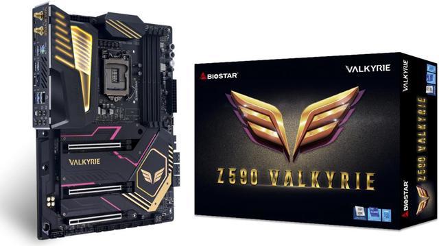 Biostar Z590 Valkyrie 11th/10th Gen Intel LGA1200 PCIe 4.0 Gaming  Motherboard