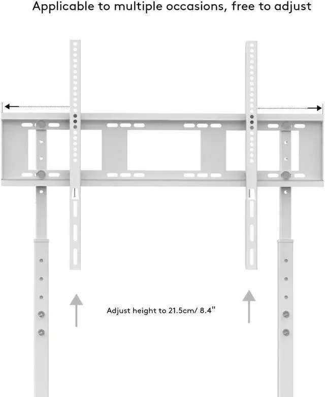 Alt view image 6 of 7 - Universal TV Stand Height Adjustable TV Mount, Heavy Duty TV Mount Stand for TV Bench Compatible with 32-100 inch Flat Panel LED LCD Screens