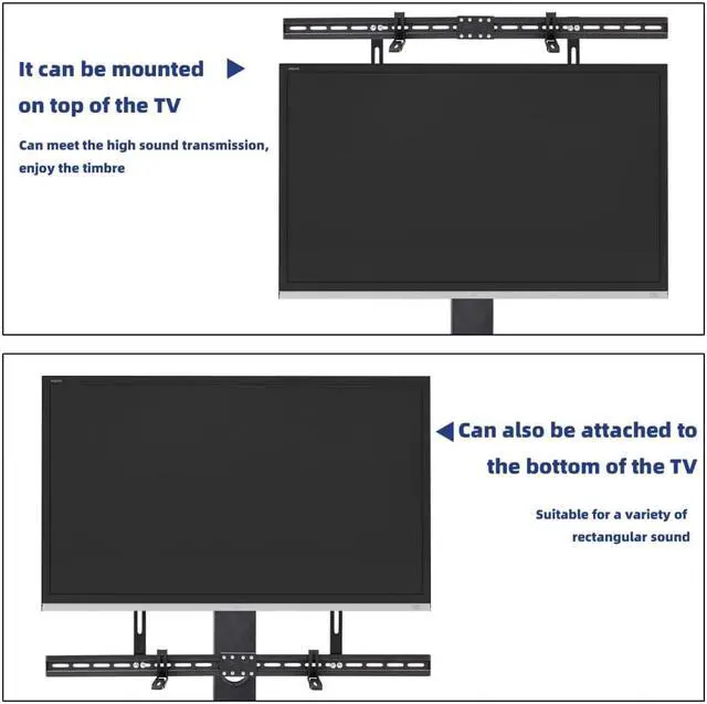 Alt view image 4 of 7 - Metal Universal SoundBar Mount  TV Brackets  Music Box Holder