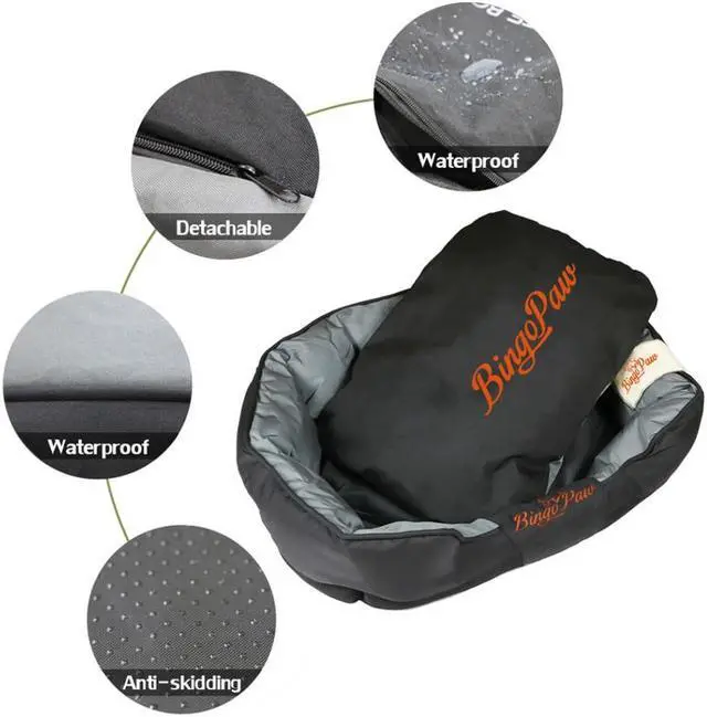 Alt view image 5 of 7 - Jumbo Large Waterproof Dog Bed Premium Pet Sofa With Removable Cushion