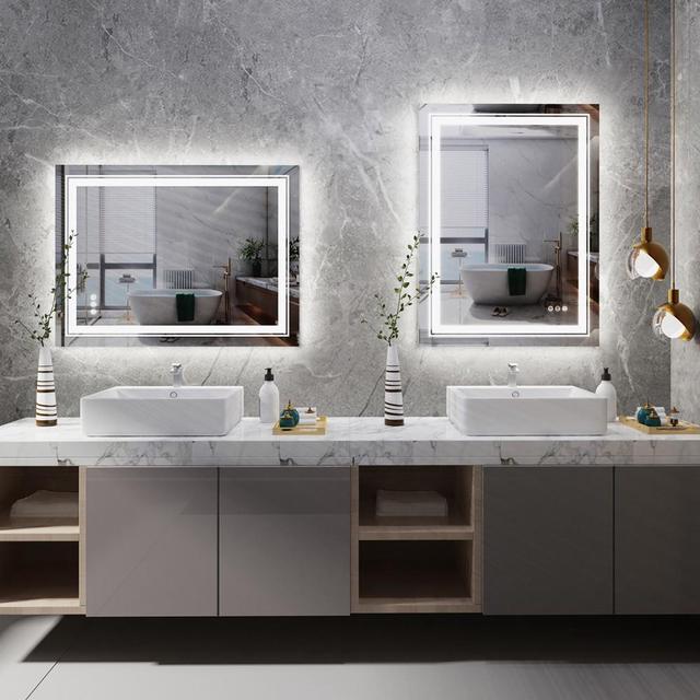 Alt view image 4 of 7 - Premium Illuminated LED Bathroom Mirror Beauty Makeup Mirror 6500K