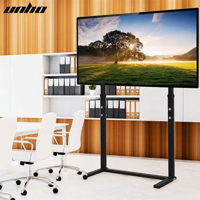 Main image of Universal TV Stand Floor Free Standing with Height Adjustable TV Mount, Heavy Duty TV Mount Stand for TV Bench Compatible with 32-100 inch Flat Panel LED LCD Screens (BLACK)