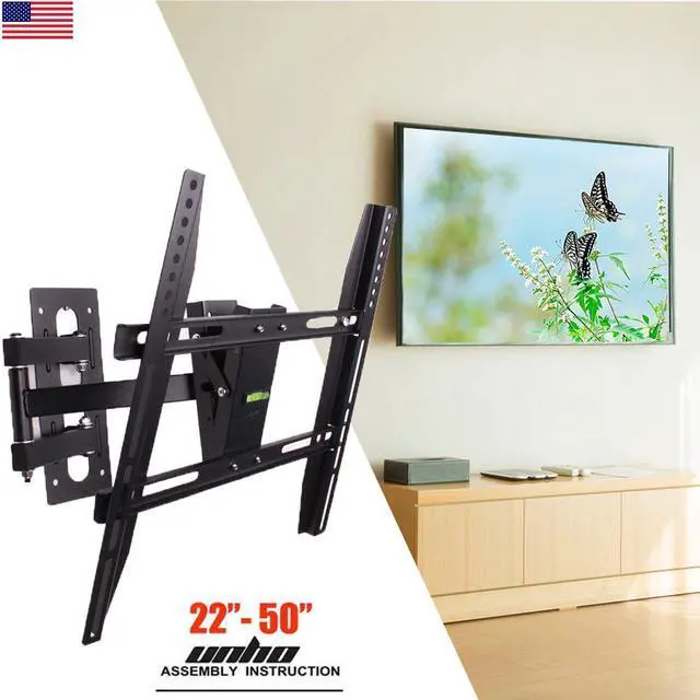 Alt view image 2 of 7 - Extra Large Slim Adjustable Tilt TV Wall Mounted Bracket for 32-75 Inch LED LCD Flat Screen