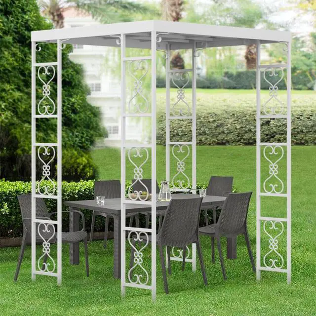 Alt view image 3 of 7 - Outdoor Garden Pergola Gazebo Wedding Party Tent Shelter Sun Shade