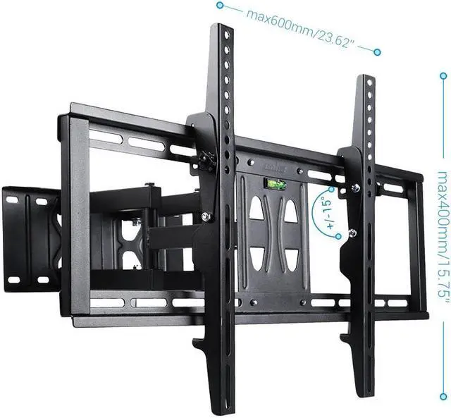 Alt view image 7 of 7 - Full Motion TV Wall Mount Bracket For 32" to 65" LED LCD Plasma Flat Screen Monitors Tilt Swivel