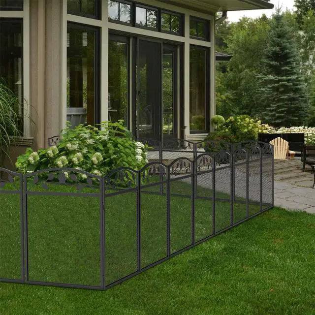 Alt view image 4 of 7 - 5x  Heavy Duty Metal Pet Playpen Rustproof Garden Fence Thicken Animal Barrier