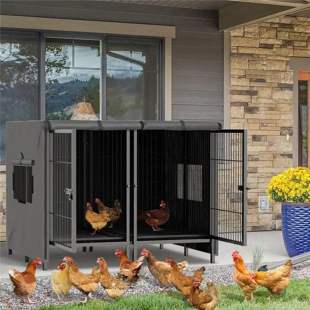 Alt view image 5 of 7 - Luxury Jumbo XL Dog Cage Metal Pet Crate Kennel House with Cover & Divider
