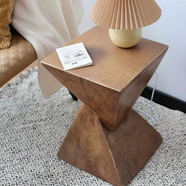Alt view image 3 of 7 - Vintage Twist  Side Table Stylish Bedside Table Occasional Coffee Table