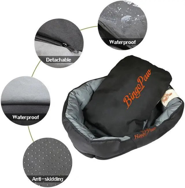 Alt view image 4 of 7 - Jumbo Large Waterproof Dog Bed Premium Pet Sofa With Removable Cushion XX-Large