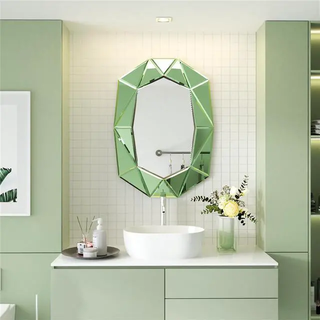 Alt view image 5 of 7 - Stereoscopic Wall Decorative Mirror Sophisticated Over Fireplace Accent Mirror Bathroom Mirror