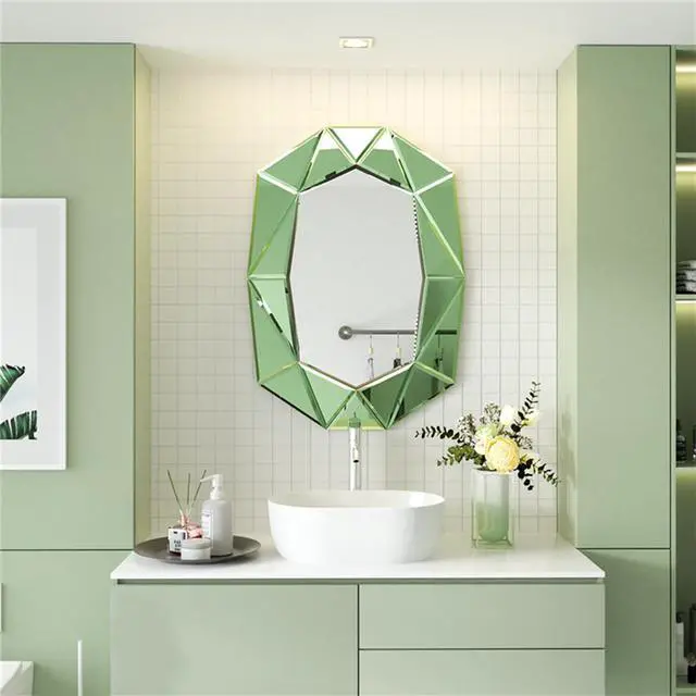 Alt view image 2 of 7 - Stereoscopic Wall Decorative Mirror Sophisticated Over Fireplace Accent Mirror Bathroom Mirror